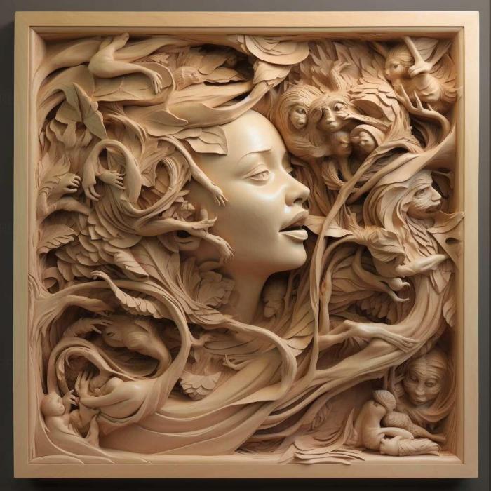 نموذج ثلاثي الأبعاد لآلة CNC 3D Art 